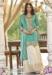 Picture of Chiffon Dark Khaki Straight Cut Salwar Kameez