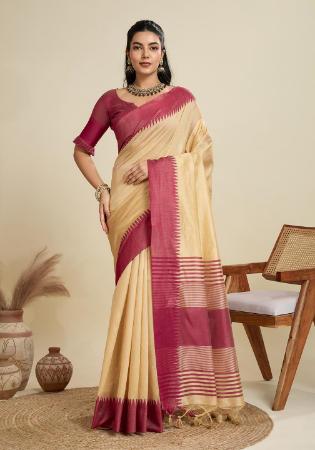 Picture of Well Formed Silk Burly Wood Saree