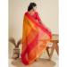 Picture of Ravishing Silk Golden Rod Saree