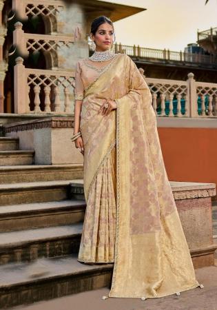 Picture of Alluring Chiffon Tan Saree