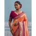 Picture of Comely Silk Chocolate Saree