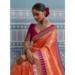 Picture of Comely Silk Chocolate Saree