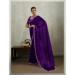 Picture of Stunning Chiffon Purple Saree