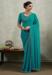 Picture of Ideal Chiffon Teal Saree