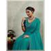 Picture of Ideal Chiffon Teal Saree