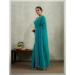 Picture of Ideal Chiffon Teal Saree