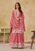 Picture of Magnificent Chiffon Pink Straight Cut Salwar Kameez