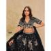 Picture of Delightful Silk Black Lehenga Choli