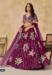 Picture of Charming Silk Maroon Lehenga Choli