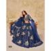 Picture of Grand Silk Navy Blue Lehenga Choli