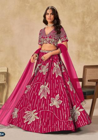 Picture of Fine Silk Pink Lehenga Choli