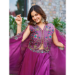Picture of Pleasing Silk Purple Readymade Lehenga Choli