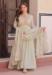Picture of Resplendent Georgette Silver Readymade Gown