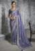 Picture of Statuesque Silk Light Slate Grey Saree