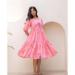 Picture of Grand Chiffon Hot Pink Kurtis & Tunic