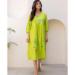 Picture of Well Formed Chiffon Yellow Green Kurtis & Tunic
