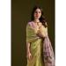 Picture of Pleasing Cotton Dark Khaki Saree