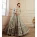 Picture of Lovely Georgette & Net Dark Grey Lehenga Choli
