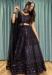 Picture of Resplendent Georgette & Net Black Lehenga Choli