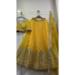 Picture of Comely Georgette & Net Golden Rod Lehenga Choli