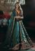 Picture of Georgette & Net Dark Olive Green Lehenga Choli