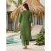 Picture of Rayon Dark Olive Green Readymade Salwar Kameez