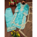 Picture of Chiffon & Net Light Sea Green Readymade Salwar Kameez