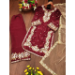 Picture of Chiffon & Net Maroon Readymade Salwar Kameez