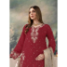 Picture of Chiffon & Net Maroon Readymade Salwar Kameez