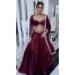 Picture of Pretty Net & Silk Purple Lehenga Choli