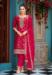Picture of Appealing Chiffon Pink Straight Cut Salwar Kameez
