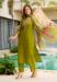 Picture of Enticing Chiffon Olive Readymade Salwar Kameez