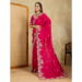 Picture of Well Formed Net Pink Saree