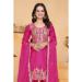 Picture of Chiffon Medium Violet Red Readymade Salwar Kameez
