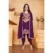Picture of Marvelous Chiffon Brown Readymade Salwar Kameez