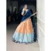 Picture of Graceful Silk Navajo White Lehenga Choli