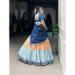 Picture of Graceful Silk Navajo White Lehenga Choli