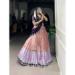 Picture of Graceful Silk Tan Lehenga Choli