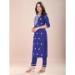 Picture of Magnificent Rayon Dark Slate Blue Kurtis & Tunic