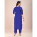 Picture of Magnificent Rayon Dark Slate Blue Kurtis & Tunic