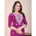 Picture of Pleasing Rayon Plum Kurtis & Tunic