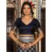 Picture of Delightful Silk Indigo Saree