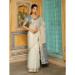 Picture of Well Formed Linen Lavender Saree