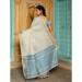 Picture of Well Formed Linen Lavender Saree