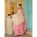 Picture of Beauteous Linen Dark Salmon Saree