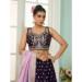 Picture of Sightly Organza Purple Lehenga Choli