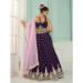 Picture of Sightly Organza Purple Lehenga Choli