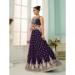 Picture of Sightly Organza Purple Lehenga Choli