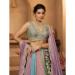 Picture of Exquisite Organza Grey Lehenga Choli