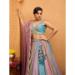 Picture of Radiant Organza Dim Gray Lehenga Choli